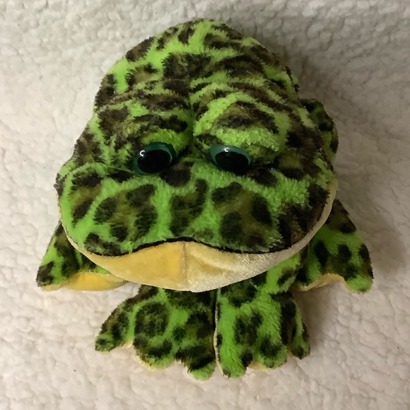 GANZ Webkinz Plush Bullfrog HM114 Stuffed Animal Frog Toy No code - Picture 6 of 7